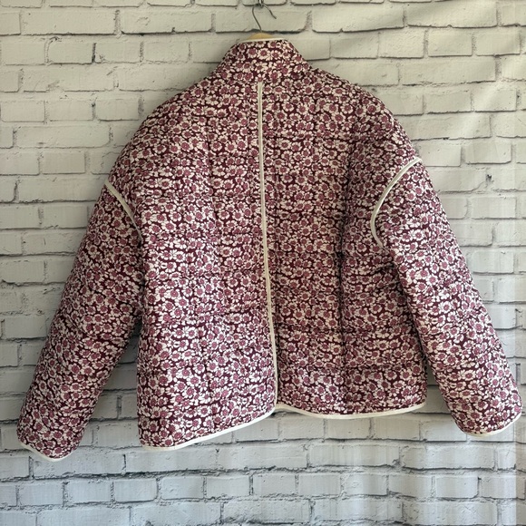 Ditzy Floral Quilted Women's Jacket - Picture 5 of 5
